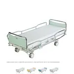 Lojer hospital bed ScanAfia XS 480, Trendelenburg, chrome frame