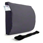 Image shows Lumbar cushion with cover and belt