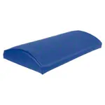 Lumbar pad with synthetic leather cover hard, LxBxH 33x21x6 cm
