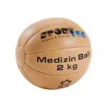 Medicine ball made of leather,  23 cm, 2 kg
