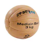 Medicine ball made of leather,  26 cm, 3 kg