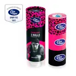 MyCureTape Panther Power 3 rolls  2,5 m x 5 cm, Art Leopard, black, pink