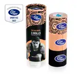 MyCureTape Tattoo Rebel 3 rolls  2,5 m x 5 cm, Art Tattoo, black, beige