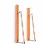 NOHRD SquatRack fold out dumbbell rack cherry