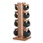Product image: NOHRD Swing Tower incl. 8 Swing dumbbells, 40 kg, cherry