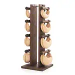 Product image: NOHRD Swing Tower incl. 8 Swing dumbbells, 40 kg, nut tree