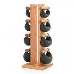 Product image: NOHRD Swing Tower incl. 8 Swing dumbbells, 40 kg, oak