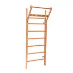 Product image: NOHRD Wall bars cherry, foldout, HxWxD 230x80x13 cm, 10 bars