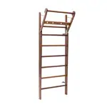 Product image: NOHRD Wall bars nut tree, foldout, HxWxD 230x80x13 cm, 10 bars