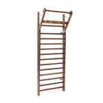 Product image: NOHRD Wall bars nut tree, foldout, HxWxD 230x80x13 cm, 14 bars