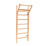 Product image: NOHRD Wall bars oak, foldout, HxWxD 230x80x13 cm, 10 bars