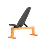 Product image: NOHRD training bench, WeightBench, oak, imitation leather