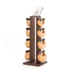 NOHrD Swing Tower incl. 8 Swing dumbbells, 40 kg, nut tree