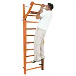 NOHrD Wall bars cherry, foldout, HxWxD 230x80x13 cm, 10 bars