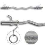 Olympic SZ-bar chrome incl. locking device,  5 cm x 120 cm