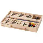 Pertra suitcase construction, 156-part