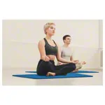 Pilates and yoga mat, LxWxH 140x60x0.6 cm, blue