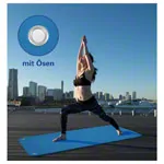 Pilates and yoga mat incl. eyelets, LxWxH 180x60x0.6 cm, blue