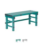 Plastic bench, LxWxH 100x40x45 cm