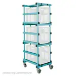 Plastic material cart, mobile