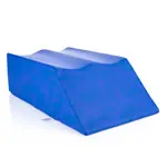 Image shows Positioning wedge with 2 flat leg recesses, L x W x H 75 x 42 x 22 cm