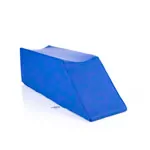 Image shows Positioning wedge with flat leg recess, L x W x H 75 x 20 x 22 cm