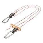 Pulley block with snap hook, 110-145 cm