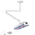 Red light emitters TGS Therm 3 cover model incl. dimmer