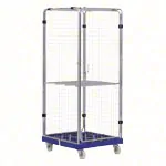 Roller container RC / S1 incl. plastic pallet and shelf