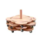 Product image: Rolling slide set, 5 pieces, 4 rolling boards and 1 stacking device