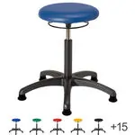 Rotatory stool standard with comfort cushion and glides