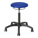 Rotatory stool standard with cushion and wheels