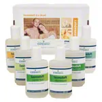 tester set sauna fragrances, 5 bottles of 50 ml