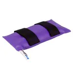 Sand bag with Velcro tape, 30x15 cm, 2 kg, purple