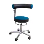 Image shows Sanus health chair with height-adjustable lean, 52-72 cm, imitation leather
