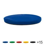 Seat cushion with pleather case and grippy bottom,  36 cm