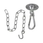 Security ceiling hook incl. chain 70 cm, galvanized