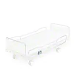 Side rails painted, pair, normal length, height 35 cm