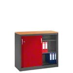 Slide door cupboard, HxWxD 100x120x50 cm