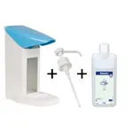 Soap dispenser set Eurospender Safety plus, incl. Baktolin Pure 1 l