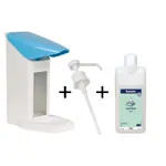 Soap dispenser set Eurospender Safety plus, incl. Baktolin Sensitive 1 l