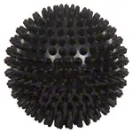 Spiky Massage Ball,  10 cm, black, hard