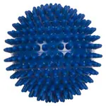 Spiky Massage Ball,  10 cm, blue, medium