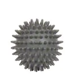 Spiky Massage Ball,  8 cm, gray , hard