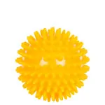 Spiky Massage Ball,   8 cm, yellow, medium