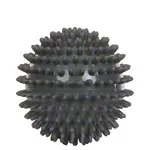 Spiky Massage Ball,  9 cm, anthracite gray, hard