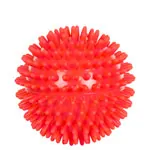 Spiky Massage Ball,  9 cm, red, medium