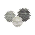 Spiky Massage Ball hard, Set of 3: 1x  6 cm,  7 cm,  8 cm