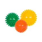 Spiky Massage Ball medium, Set of 3: 1x  6 cm,  7 cm,  8 cm
