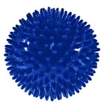 Image shows Spiky massage ball,  10 cm, blue